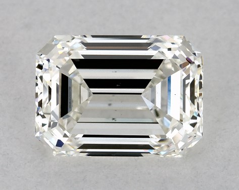 GIA 1.01 Carat H-VS1 Very Good Cut Emerald Diamond