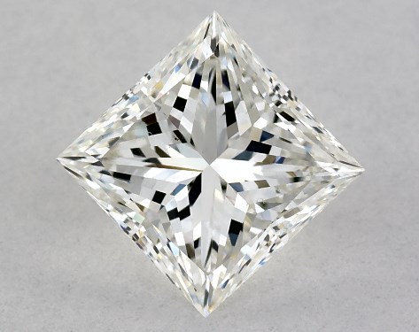 GIA 1.01 Carat H-VS2 Very Good Cut Princess Diamond