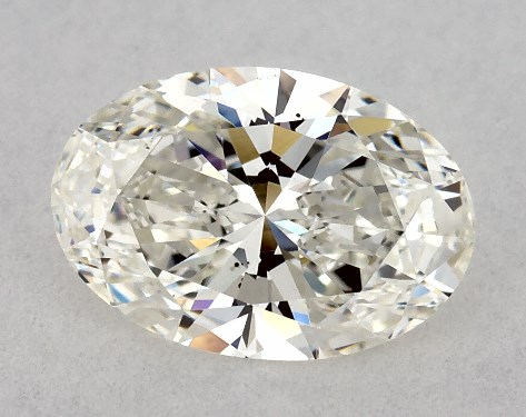 GIA 1.00 Carat H-VS2 Ideal Cut Oval Diamond