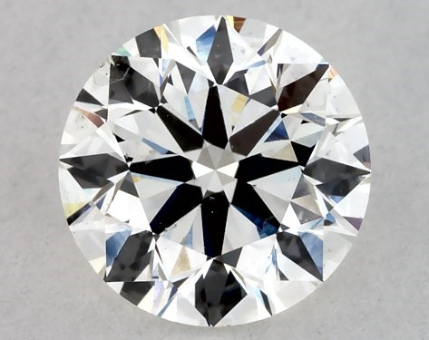 GIA 1.00 Carat H-SI2 Very Good Cut Round Diamond