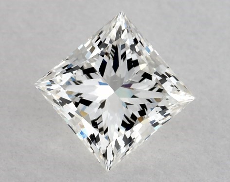 GIA 1.01 Carat H-VS2 Ideal Cut Princess Diamond