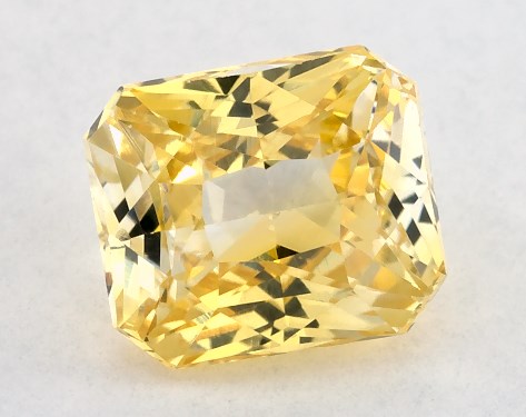 2.05 Carat Emerald Natural Yellow Sapphire