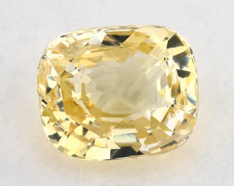 2.05 Carat Cushion Natural Yellow Sapphire