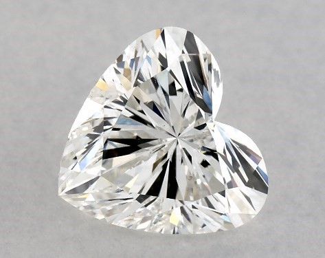 GIA 1.00 Carat G-VS2 Very Good Cut Heart Diamond