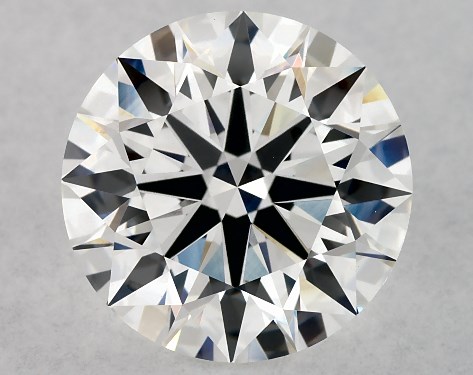 GIA 3.15 Carat F-VS1 Excellent Cut Round Lab-Grown Diamond