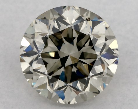 GIA 1.00 Carat Fancy Gray-SI1 Round Cut Diamond