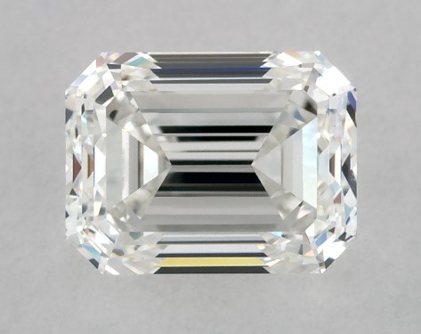 GIA 1.00 Carat H-VVS2 Very Good Cut Emerald Diamond