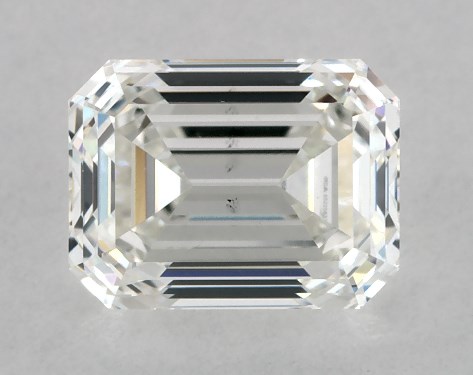 GIA 1.00 Carat H-VS2 Very Good Cut Emerald Diamond