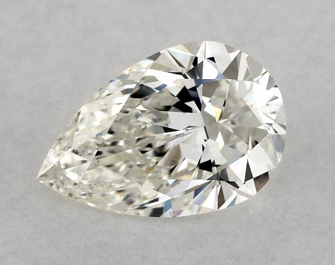 GIA 1.00 Carat H-VS2 Ideal Cut Pear Diamond