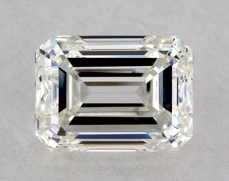 GIA 0.50 Carat H-VVS1 Very Good Cut Emerald Diamond