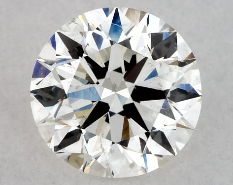 GIA 1.00 Carat H-SI2 Excellent Cut Round Diamond