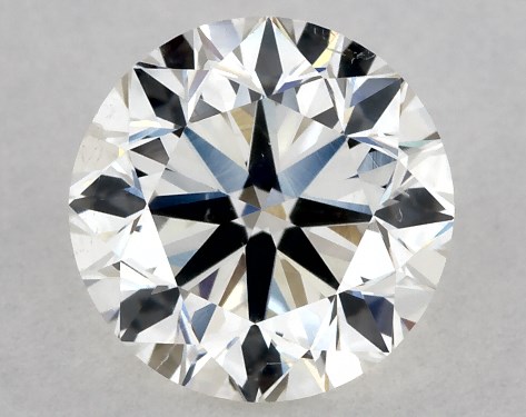 GIA 0.90 Carat H-SI1 Very Good Cut Round Diamond