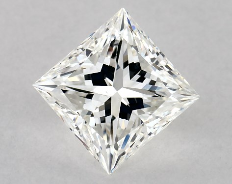 GIA 1.02 Carat H-VS2 Ideal Cut Princess Diamond
