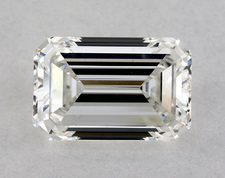 0.96 carat emerald diamond, F VS1