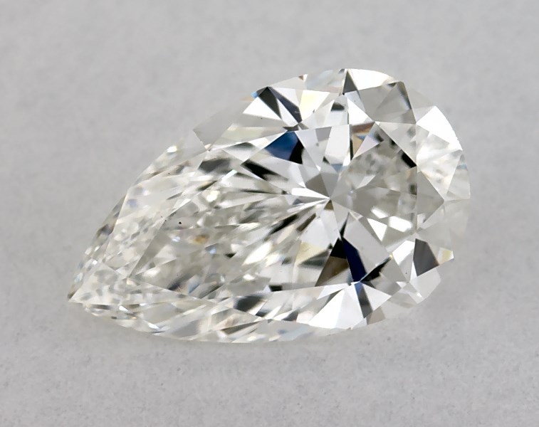 0.61 carat pear diamond, F VS1