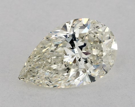 GIA 1.00 Carat K-SI1 Very Good Cut Pear Diamond