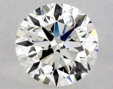 GIA 1.00 Carat H-VS1 Very Good Cut Round Diamond