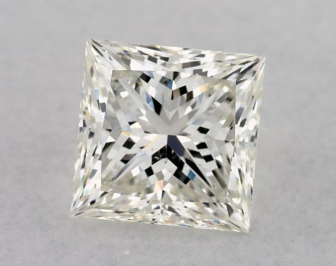 GIA 2.00 Carat K-SI1 Ideal Cut Princess Diamond