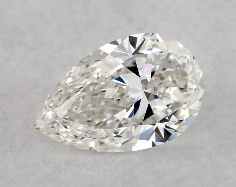 GIA 1.00 Carat G-VS2 Very Good Cut Pear Diamond