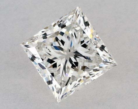 GIA 1.01 Carat H-VS1 Ideal Cut Princess Diamond