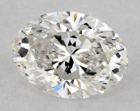 GIA 1.00 Carat H-VS2 Very Good Cut Oval Diamond