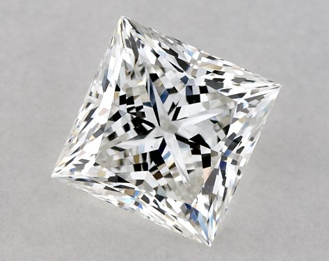 GIA 1.00 Carat G-VS1 Ideal Cut Princess Diamond