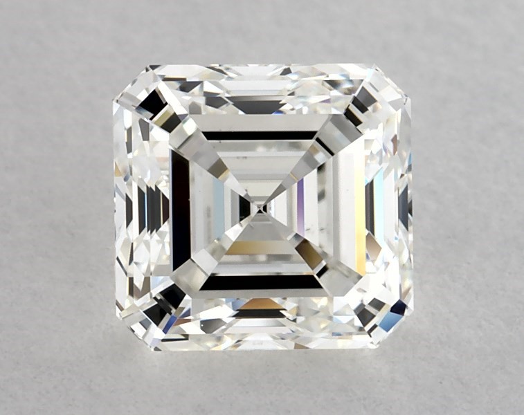 1.82 carat asscher diamond, I VS2