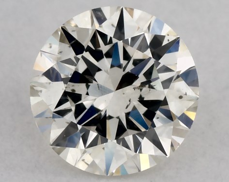 GIA 0.37 Carat K-SI2 Excellent Cut Round Diamond