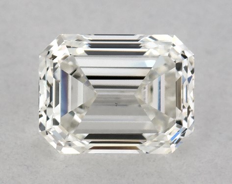 GIA 0.50 Carat H-VS1 Very Good Cut Emerald Diamond