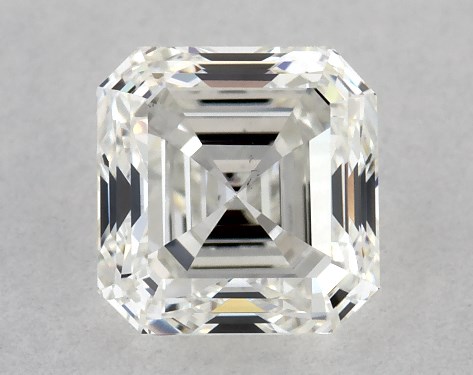 GIA 1.00 Carat H-VS2 Very Good Cut Asscher Diamond