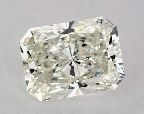 GIA 3.00 Carat K-SI1 Ideal Cut Radiant Diamond