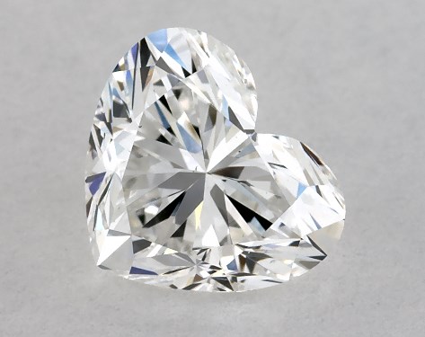 GIA 1.00 Carat F-VS2 Ideal Cut Heart Diamond