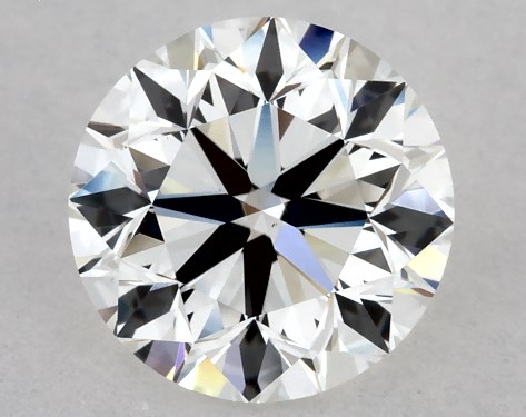GIA 1.00 Carat H-VS1 Very Good Cut Round Diamond