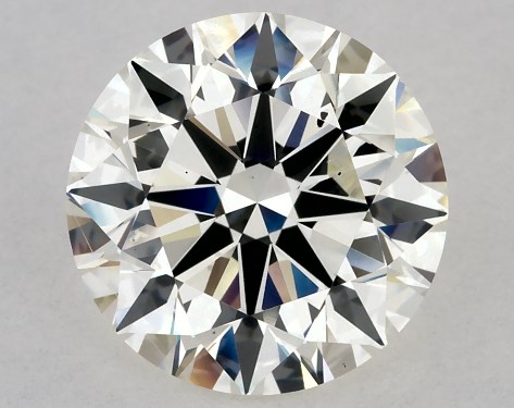 GIA 3.00 Carat K-SI1 Excellent Cut Round Diamond