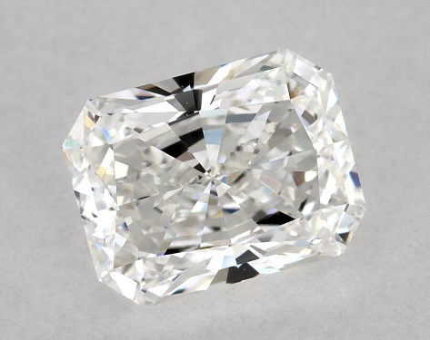 GIA 1.01 Carat F-VS2 Ideal Cut Radiant Diamond