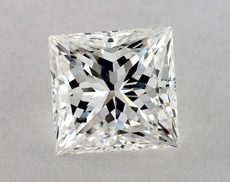 GIA 1.01 Carat H-VS2 Ideal Cut Princess Diamond