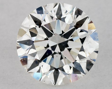 GIA 0.75 Carat H-SI1 Excellent Cut Round Diamond