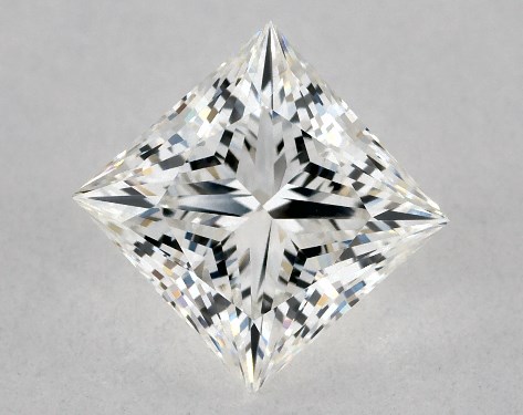GIA 1.00 Carat H-VS2 Ideal Cut Princess Diamond
