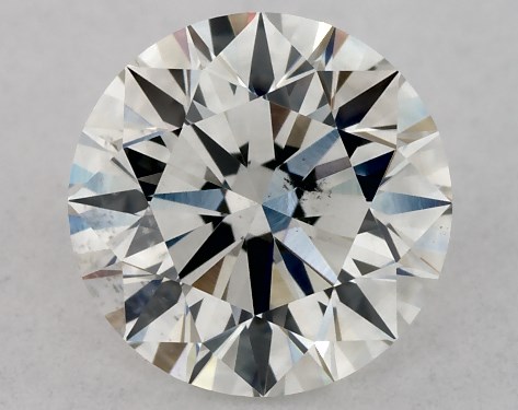 GIA 0.75 Carat H-SI1 Excellent Cut Round Diamond