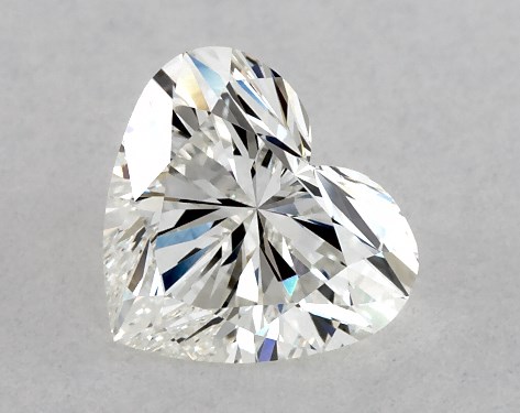 GIA 1.00 Carat H-VS1 Ideal Cut Heart Diamond