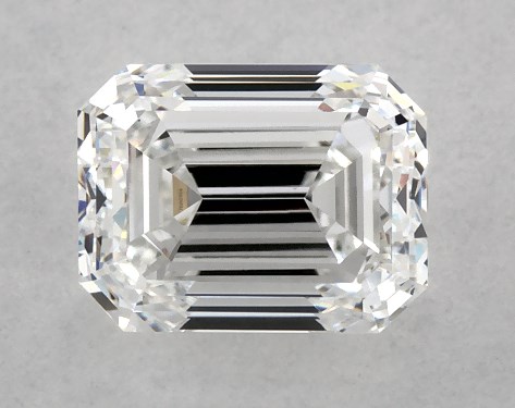 GIA 1.00 Carat D-VS1 Very Good Cut Emerald Diamond
