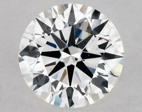 GIA 0.75 Carat J-SI1 Excellent Cut Round Diamond