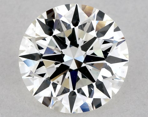 GIA 0.80 Carat H-SI1 Excellent Cut Round Diamond