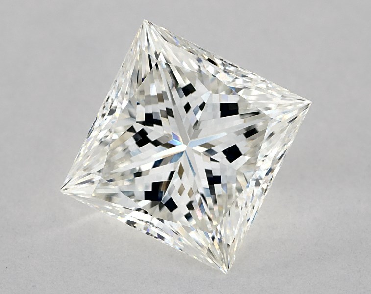 3.7 carat princess diamond, H VS2