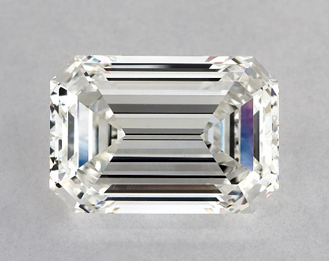 GIA 3.02 Carat H-VVS1 Very Good Cut Emerald Diamond