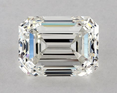 GIA 1.00 Carat H-VS1 Very Good Cut Emerald Diamond