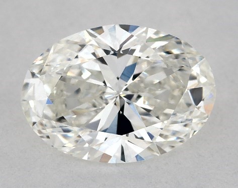 GIA 1.00 Carat H-VS1 Ideal Cut Oval Diamond