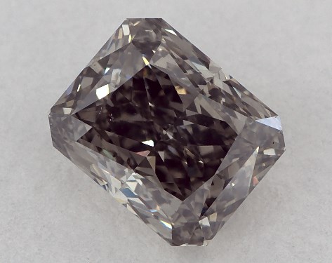 GIA 1.02 Carat Fancy Gray-SI1 Radiant Cut Diamond