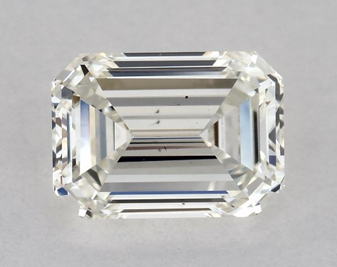 GIA 0.75 Carat J-SI1 Good Cut Emerald Diamond
