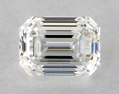 GIA 1.01 Carat F-VS2 Very Good Cut Emerald Diamond